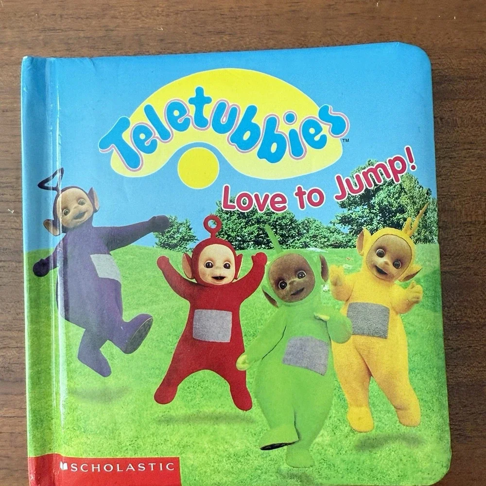 Lot of 3 Vintage Baby/Toddler Board Books – 1990s Y2K – Barney, Dora, Teletubbie